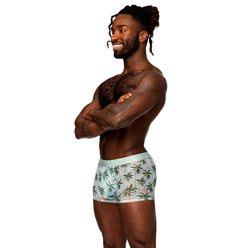 Male Power The Matchmaker Seamless Sheer Short Flamingo S